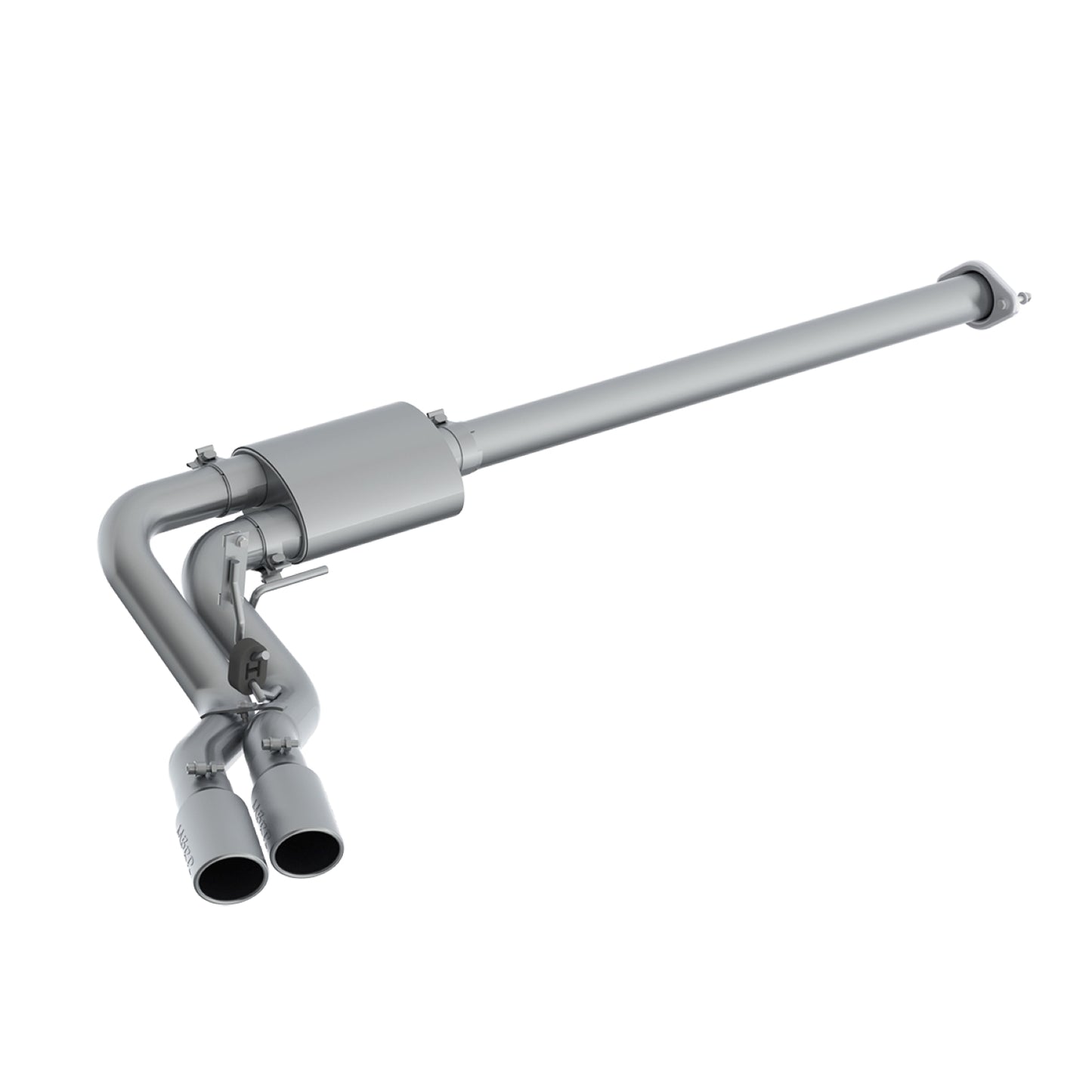 3in. Cat-Back. Pre-Axle Dual Outlet Single Side. Race Version. T409 by MBRP Exhaust