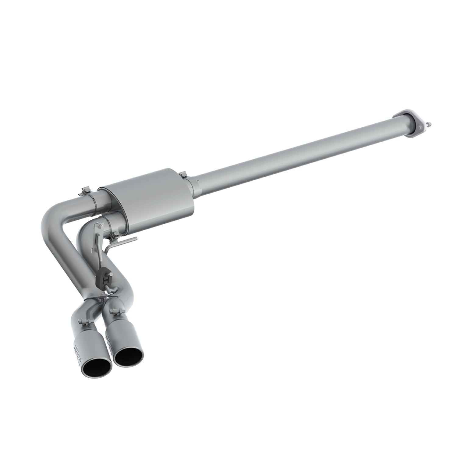 3in. Cat-Back. Pre-Axle Dual Outlet Single Side. Race Version. T409 by MBRP Exhaust