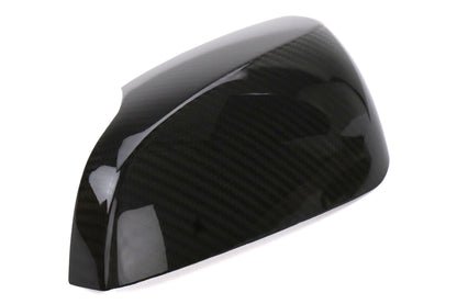 OLM Dry Carbon Fiber Mirror Covers (with Turn Signal Hole) - Gloss Carbon Fiber - 2015-2021 Subaru WRX / STI (With Turn Signal Holes) by MYX Automotive