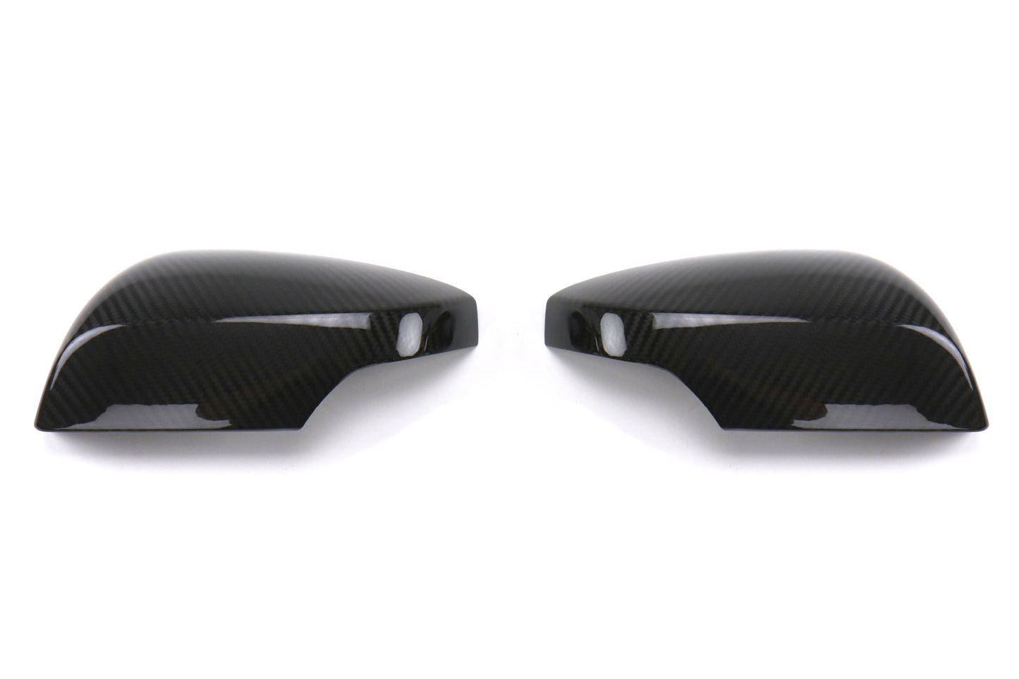 OLM Dry Carbon Fiber Mirror Covers (with Turn Signal Hole) - Gloss Carbon Fiber - 2015-2021 Subaru WRX / STI (With Turn Signal Holes) by MYX Automotive