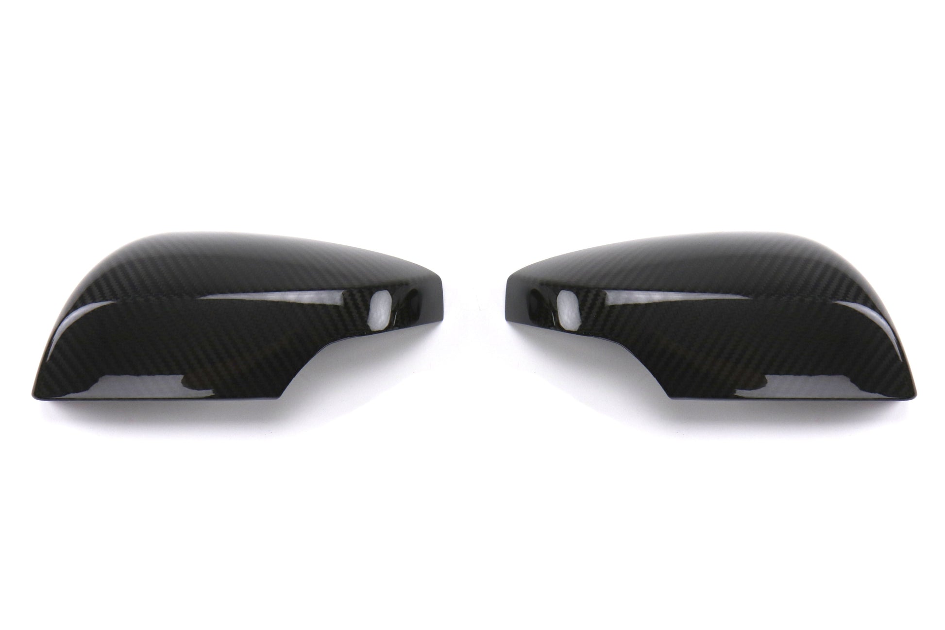 OLM Dry Carbon Fiber Mirror Covers (with Turn Signal Hole) - Gloss Carbon Fiber - 2015-2021 Subaru WRX / STI (With Turn Signal Holes) by MYX Automotive