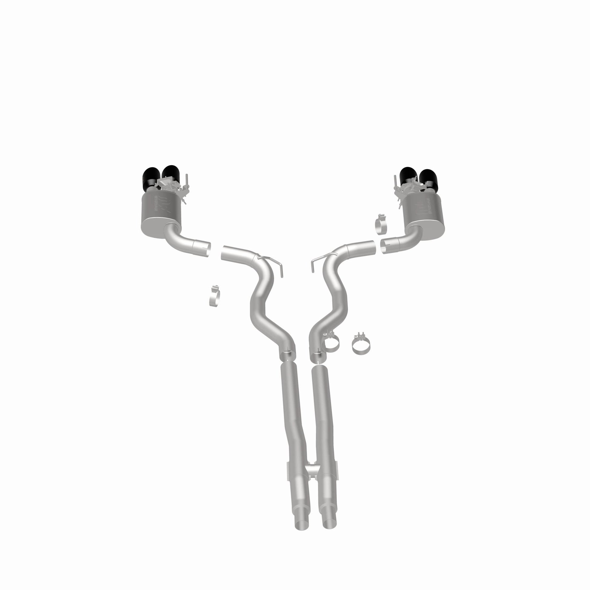 Magnaflow Competition Series Black Chrome Tips Cat-Back System by MagnaFlow Exhaust Products