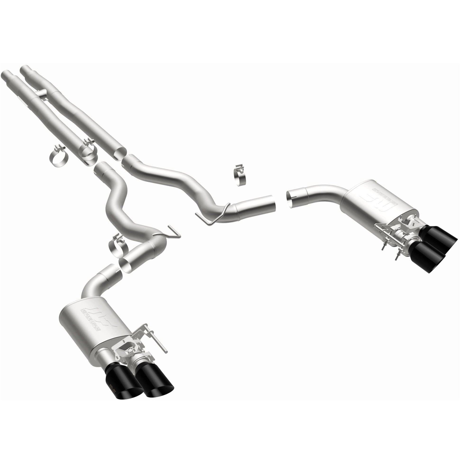 Magnaflow Competition Series Black Chrome Tips Cat-Back System by MagnaFlow Exhaust Products