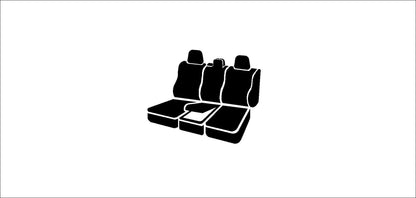 SL60 Series - Leatherlite Simulated Leather Custom Fit Front Seat Cover- Black by FIA