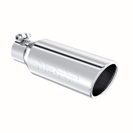 4in. OD. 2.5in. inlet. 12in. in length. Clampless-no weld T304. by MBRP Exhaust