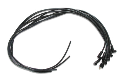 Spark Plug Wire Set- 8mm - Black Wire with Black 90 Deg Boots by ACCEL