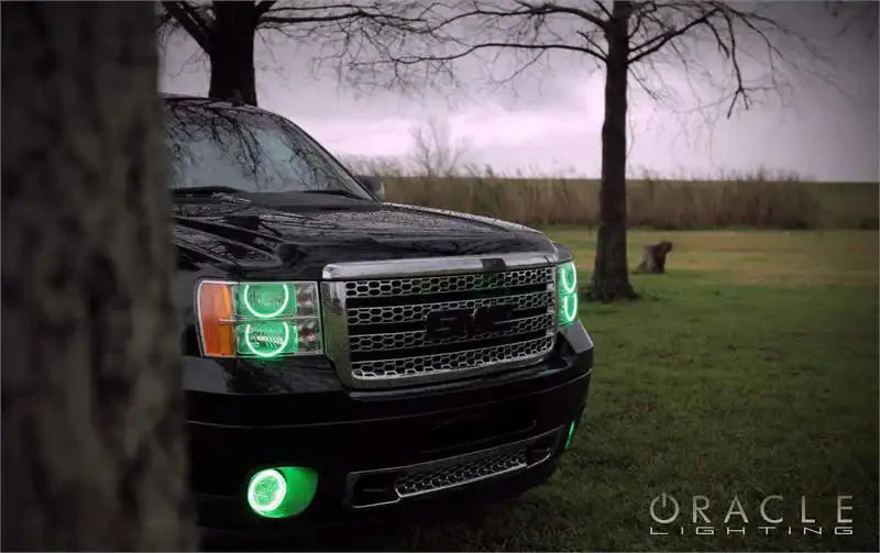 ORACLE Lighting 2007-2013 GMC Sierra LED Headlight Halo Kit (Round Style) by ORACLE Lighting