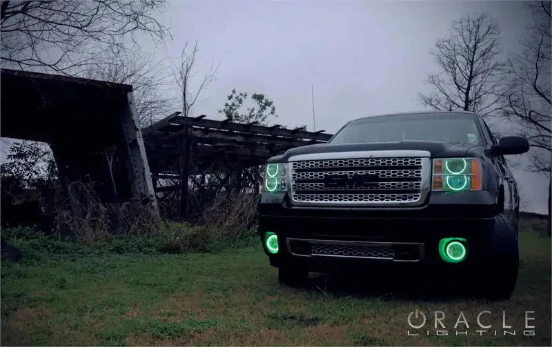 ORACLE Lighting 2007-2013 GMC Sierra LED Headlight Halo Kit (Round Style) by ORACLE Lighting