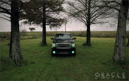 ORACLE Lighting 2007-2013 GMC Sierra LED Headlight Halo Kit (Round Style) by ORACLE Lighting