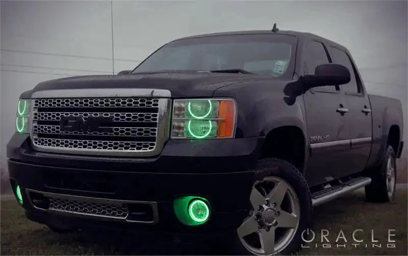 ORACLE Lighting 2007-2013 GMC Sierra LED Headlight Halo Kit (Round Style) by ORACLE Lighting