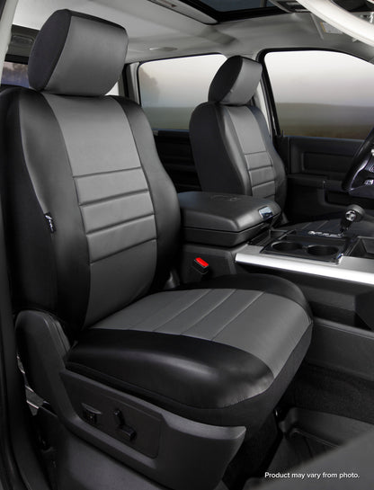 SL60 Series - Leatherlite Simulated Leather Custom Fit Front Seat Cover- Gray by FIA