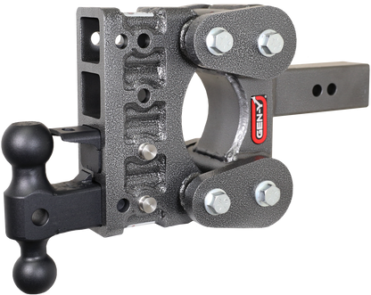 The BOSS TORSION-FLEX 2.5" Shank 5" Drop 1.7K TW 16K Hitch Dual-Ball Pintle Lock by GEN-Y Hitch