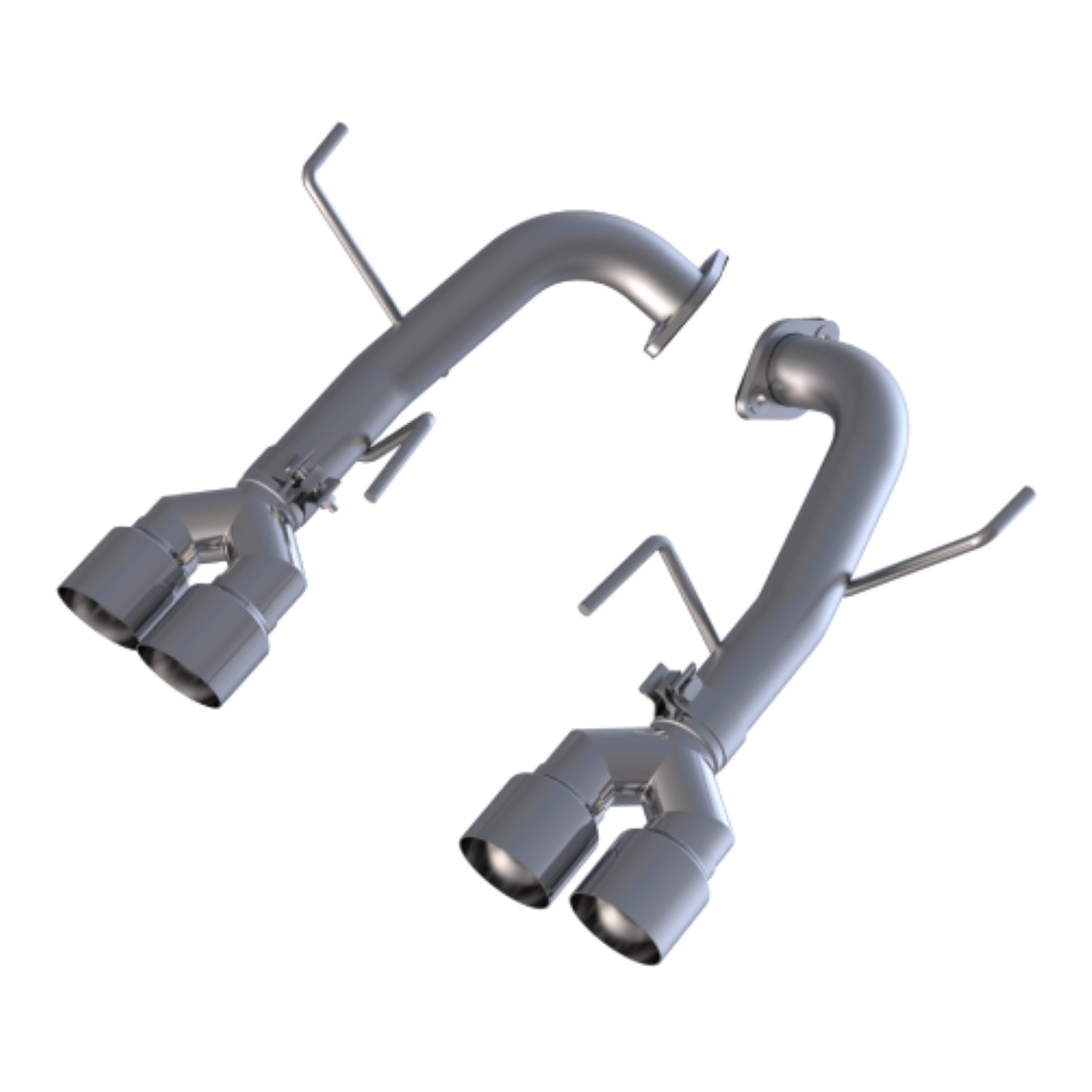 2.5in. Axle-Back. Dual Split Rear Exit. T304 Stainless Steel. by MBRP Exhaust