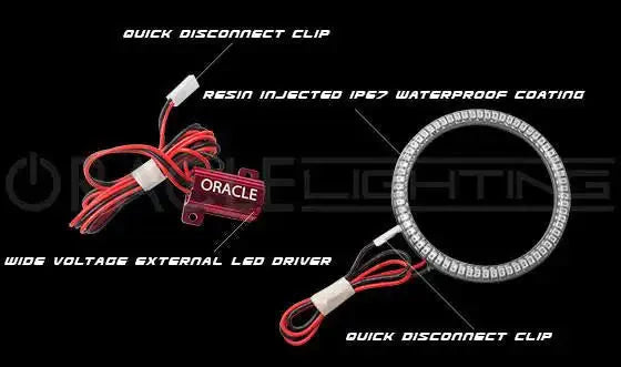 ORACLE Lighting 2008-2014 Dodge Challenger Headlight Halo Kit - Surface Mount by ORACLE Lighting
