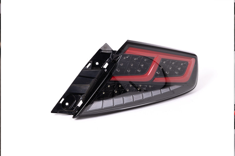 OLM Spec-AR LED Taillights (Clear Lens/Black Base/Red Bar) - 2022+ WRX by MYX Automotive