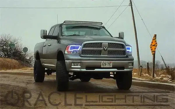 ORACLE Lighting 2009-2018 RAM Sport (Quad) LED Headlight Halo Kit by ORACLE Lighting
