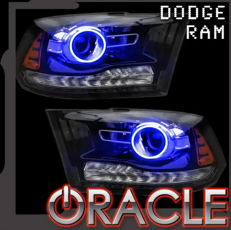 ORACLE Lighting 2013-2018 Ram 1500/2500 Projector Style LED Headlight Halo Kit by ORACLE Lighting