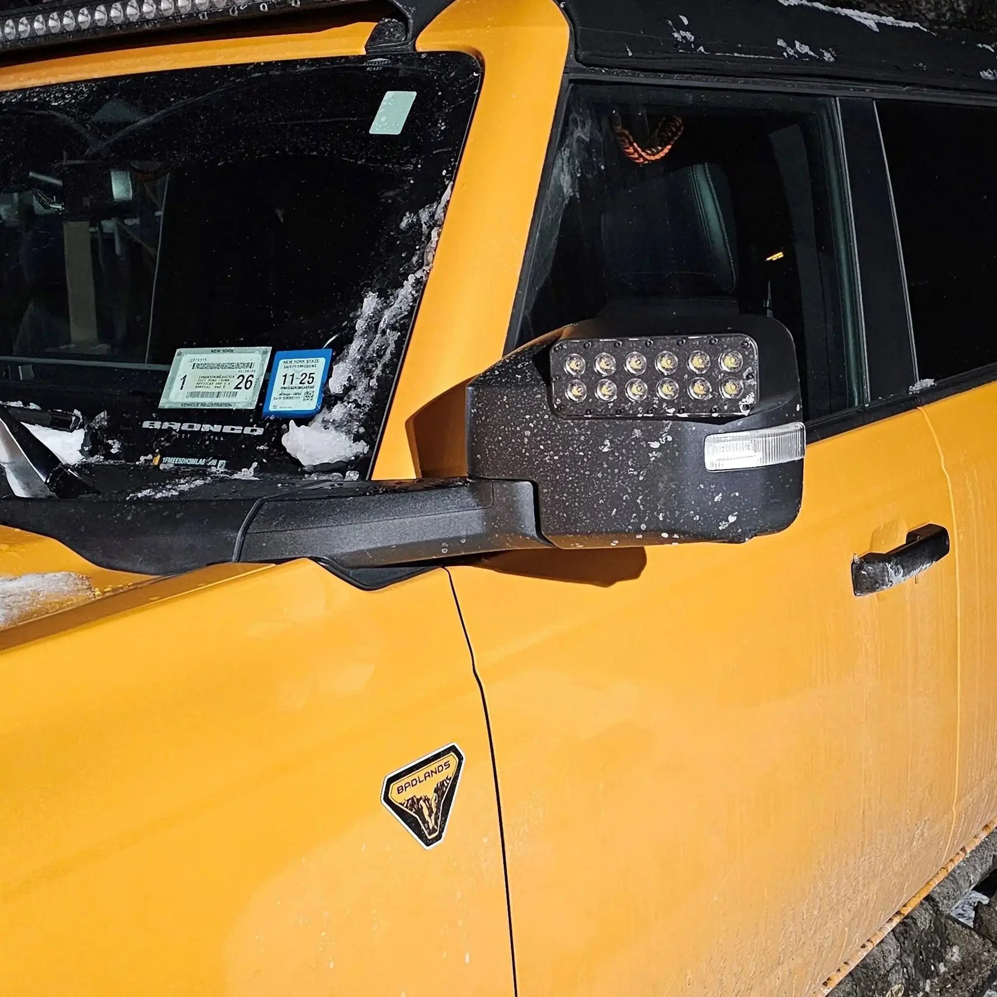 2021-2026 Ford Bronco LED Off-Road Side Mirrors - Peripheral Ditch Lights (2200+ Lumens) by ORACLE Lighting