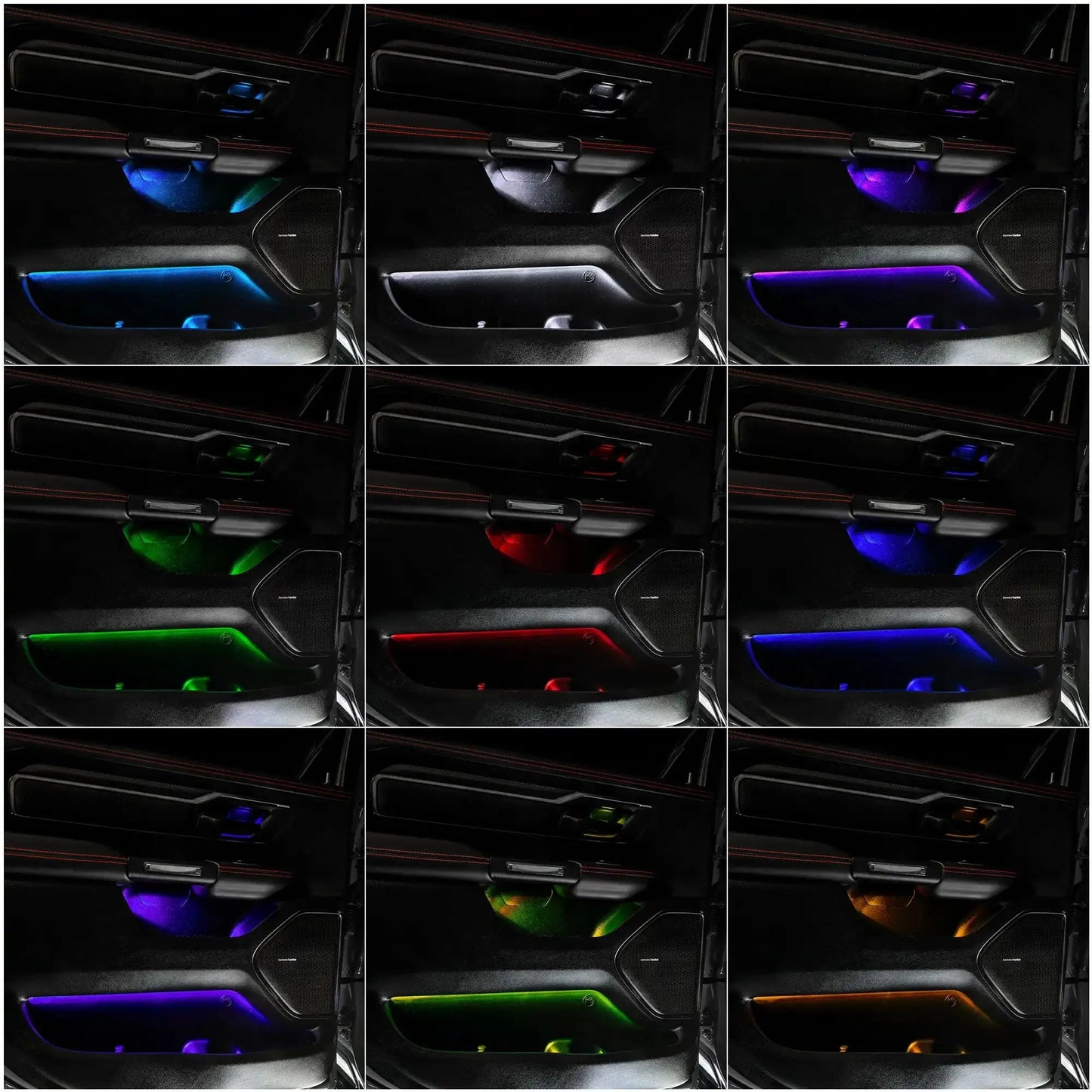 ORACLE Lighting 2019-2024 RAM Complete Interior Ambient Lighting ColorSHIFT RGB Conversion Kit by ORACLE Lighting