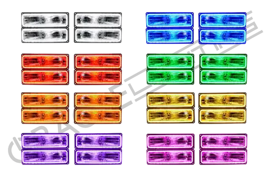 ORACLE Lighting 1988-1998 GMC Sierra LED Dual Headlight Halo Kit by ORACLE Lighting