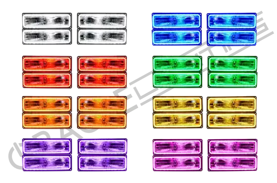 ORACLE Lighting 1995-2000 Chevrolet Tahoe LED Dual Headlight Halo Kit by ORACLE Lighting
