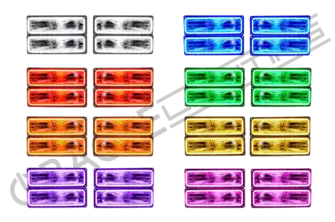 ORACLE Lighting 1992-1994 Chevrolet Blazer LED Dual Headlight Halo Kit by ORACLE Lighting