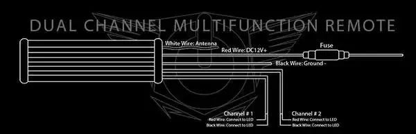 ORACLE Dual Channel Multifunction Controller Remote by ORACLE Lighting
