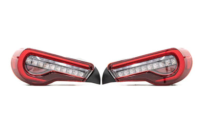 OLM OE Plus Linear Style Sequential Tail Lights (Clear) - 13-20 FR-S / BRZ / 86 by MYX Automotive