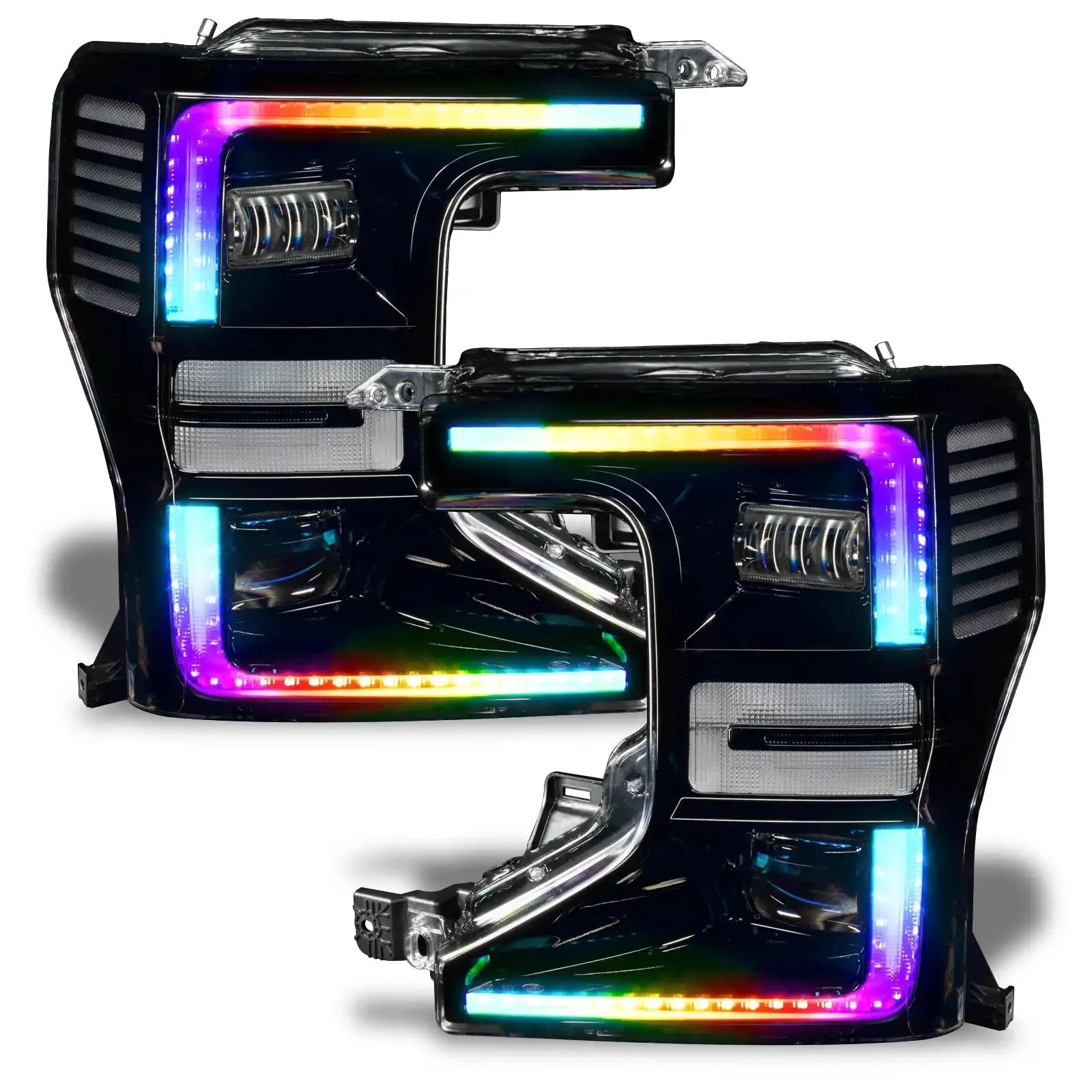 ORACLE Lighting 2020-2022 Ford F-250/350 Super Duty ORACLE Dynamic ColorSHIFT Headlight DRL Upgrade Kit w/Switchback Turn Signals by ORACLE Lighting