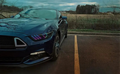 ORACLE Lighting 2015-2017 Ford Mustang V6/GT/Shelby Dynamic ColorSHIFT RGB+A DRL Upgrade w/Halo Kit by ORACLE Lighting