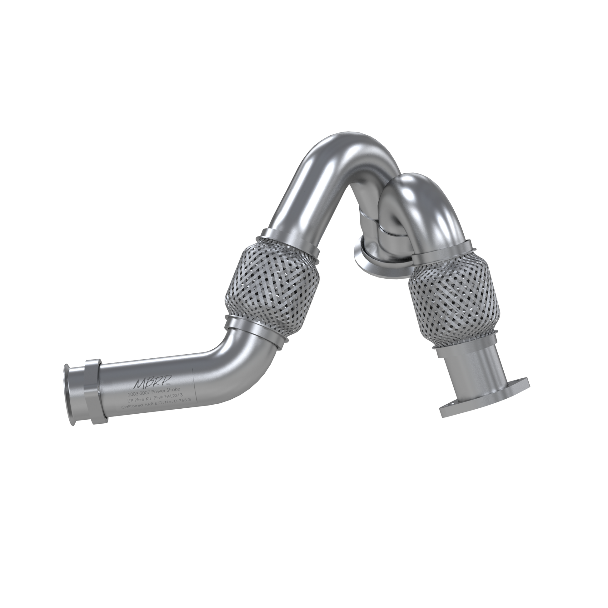 Turbo Up Y-Pipe.Dual.AL- CARB EO# D-76. by MBRP Exhaust