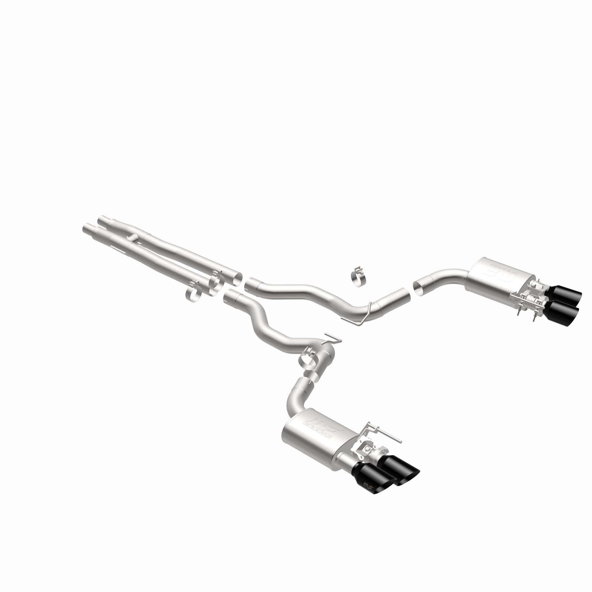 Magnaflow Competition Series Black Chrome Tips Cat-Back System by MagnaFlow Exhaust Products