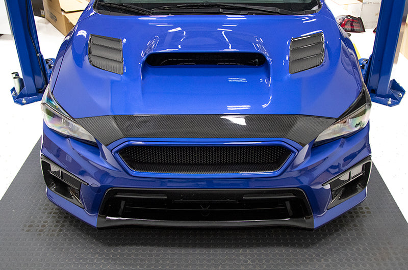 OLM Carbon Fiber Upper Front Bumper Cover - 2015-2021 Subaru WRX / STI by OLM