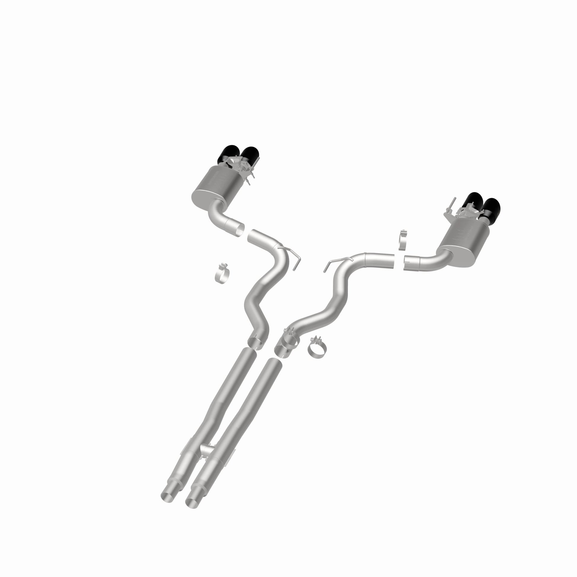Magnaflow Competition Series Black Chrome Tips Cat-Back System by MagnaFlow Exhaust Products