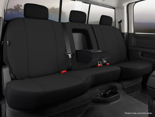 SP80 Series - Seat Protector Polyester Custom Fit Rear Seat Cover - Black by FIA