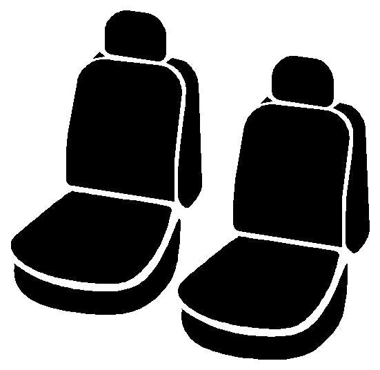 SP80 Series - Seat Protector Poly-Cotton Custom Fit Front Seat Cover - Taupe by FIA
