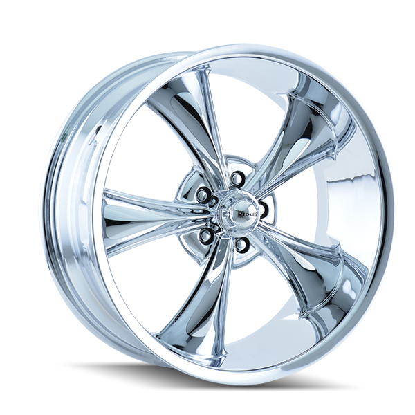 RIDLER 695 CHROME 18X8 5-127 0MM 83.82MM by Ridler Wheels