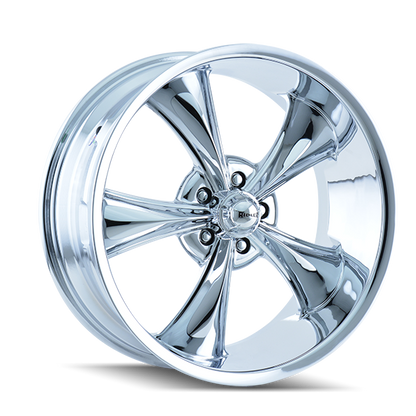 RIDLER 695 CHROME 18X8 5-127 0MM 83.82MM by Ridler Wheels