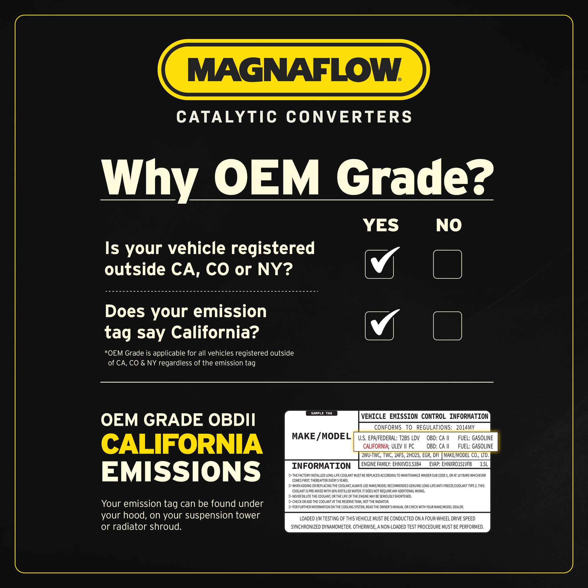 Magnaflow OEM Grade Direct-Fit Catalytic Converter by MagnaFlow Exhaust Products