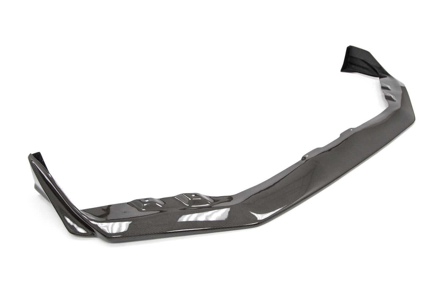 OLM S208 Style Carbon Fiber Front Bumper Lip - 2015-2021 WRX / STI by MYX Automotive