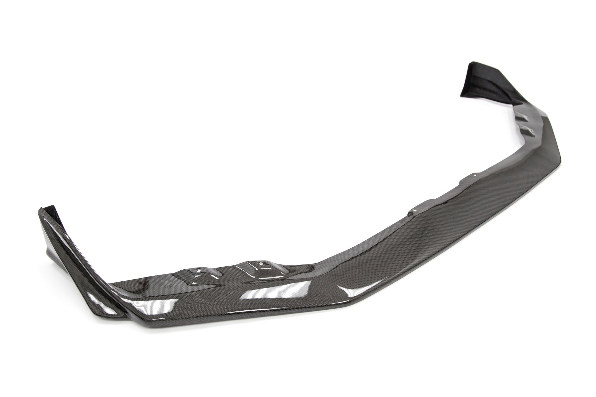 OLM S208 Style Carbon Fiber Front Bumper Lip - 2015-2021 WRX / STI by MYX Automotive