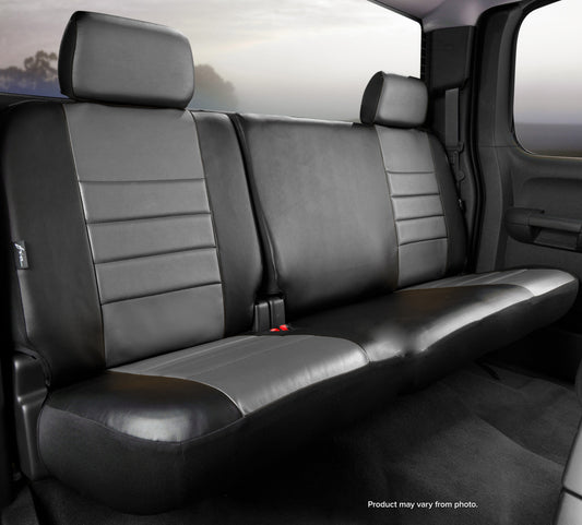 SL60 Series - Leatherlite Simulated Leather Custom Fit Rear Seat Cover- Gray by FIA