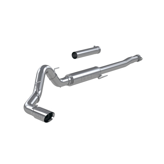4in. Cat-Back. Single Side Exit. Race Version. T304 Stainless Steel. by MBRP Exhaust