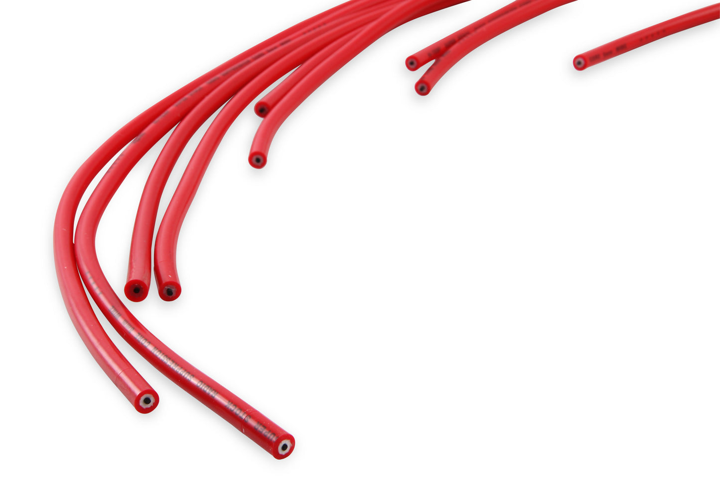 Spark Plug Wire Set- 8mm- Super Stock Universal-Graphite Core- 90 Deg Boots- Red by ACCEL