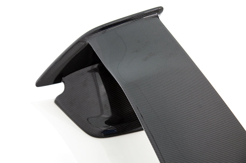 OLM Carbon Fiber OEM STI Style Spoiler with Carbon Bases - 2015-2021 Subaru WRX / STI by OLM
