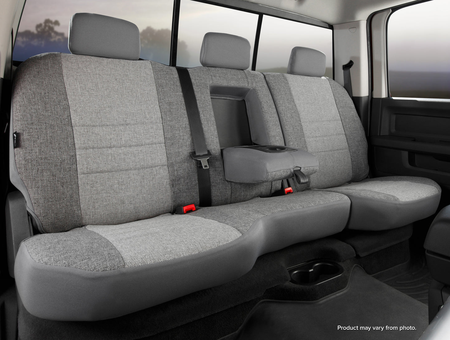 OE30 Series - Oe Tweed Custom Fit Rear Seat Cover- Gray by FIA