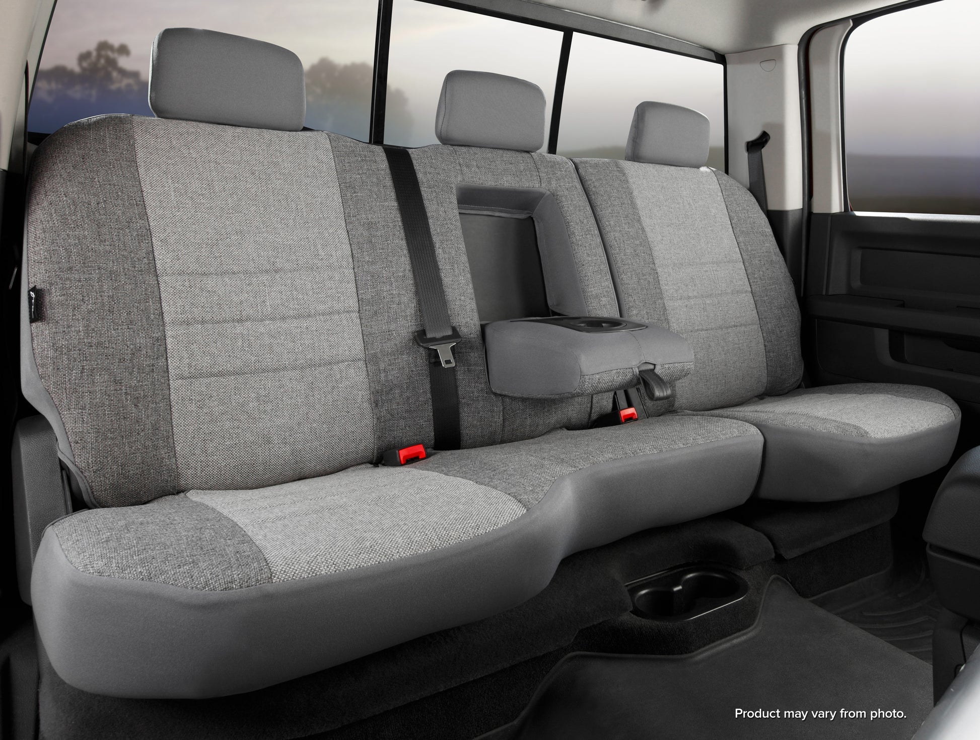 OE30 Series - Oe Tweed Custom Fit Rear Seat Cover- Gray by FIA