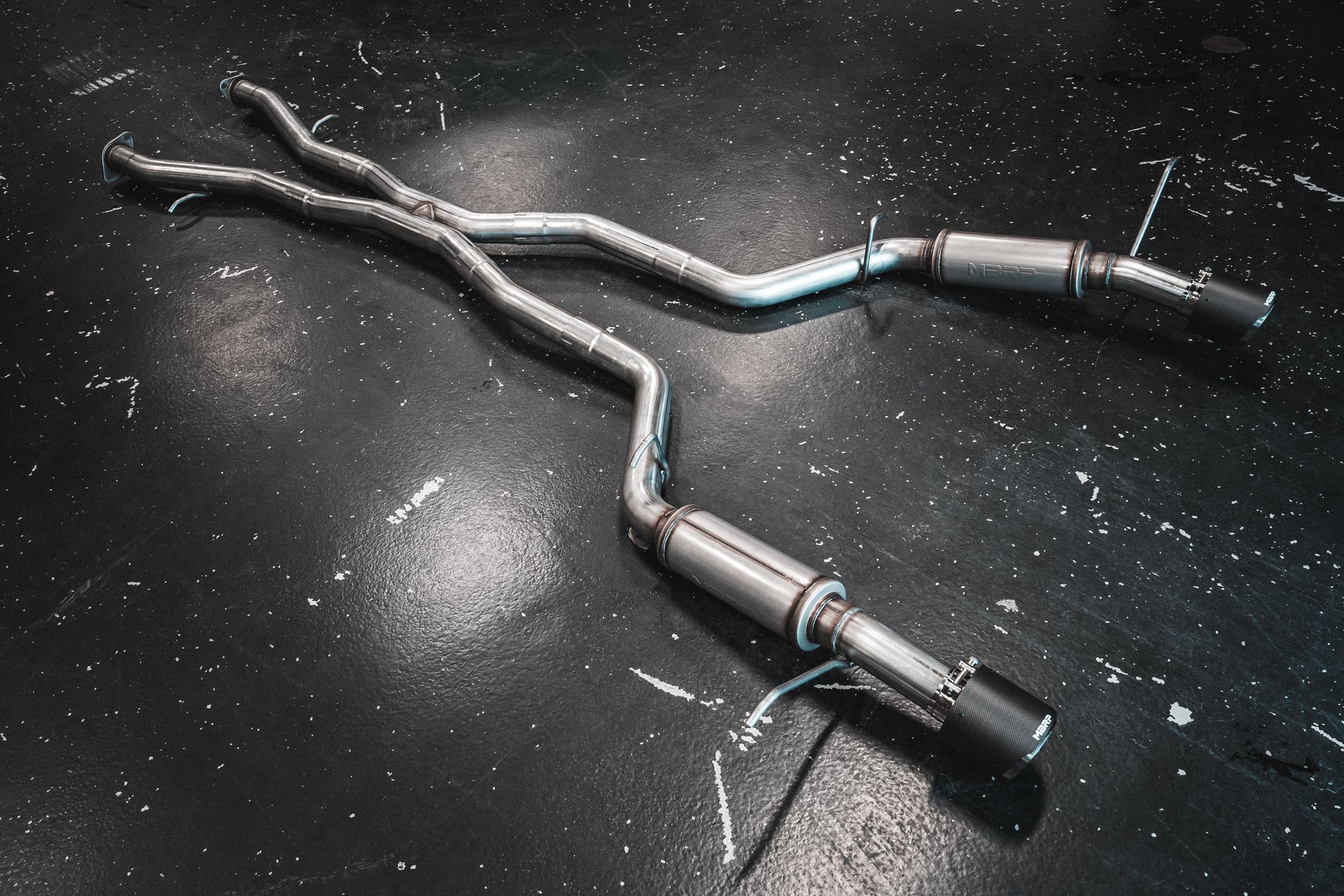 3in. Cat-Back. Dual Rear Exit. Aluminized Steel. by MBRP Exhaust
