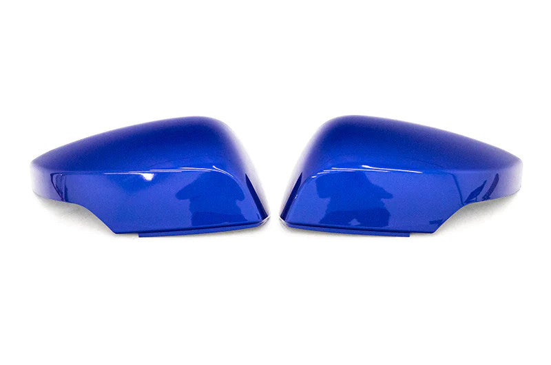 OLM OE Style Mirror Cover with Turn Signal Cutout (Lapis Blue) - 2015+ WRX / STI / 15-17 Crosstrek by OLM