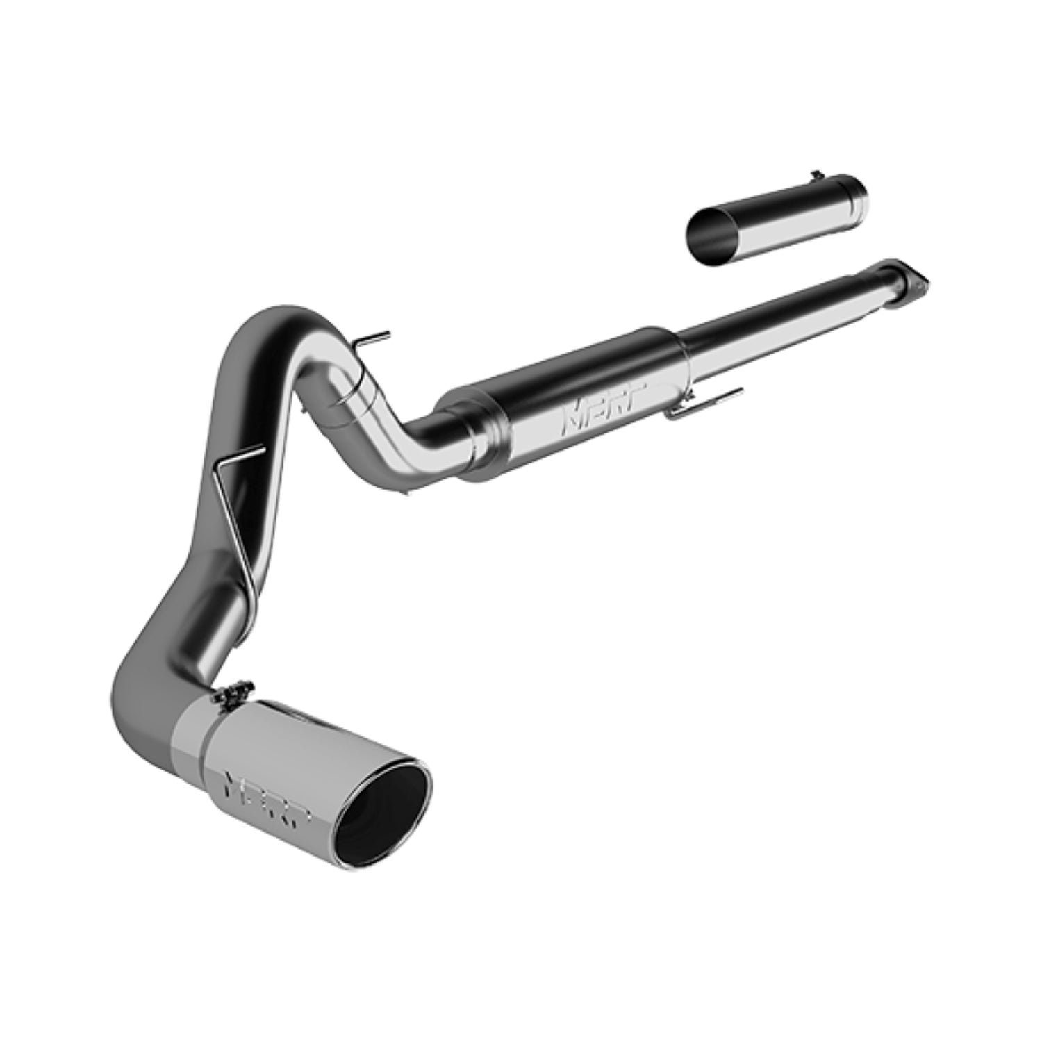 4in. Cat-Back. Single Side Exit. Aluminized Steel. by MBRP Exhaust